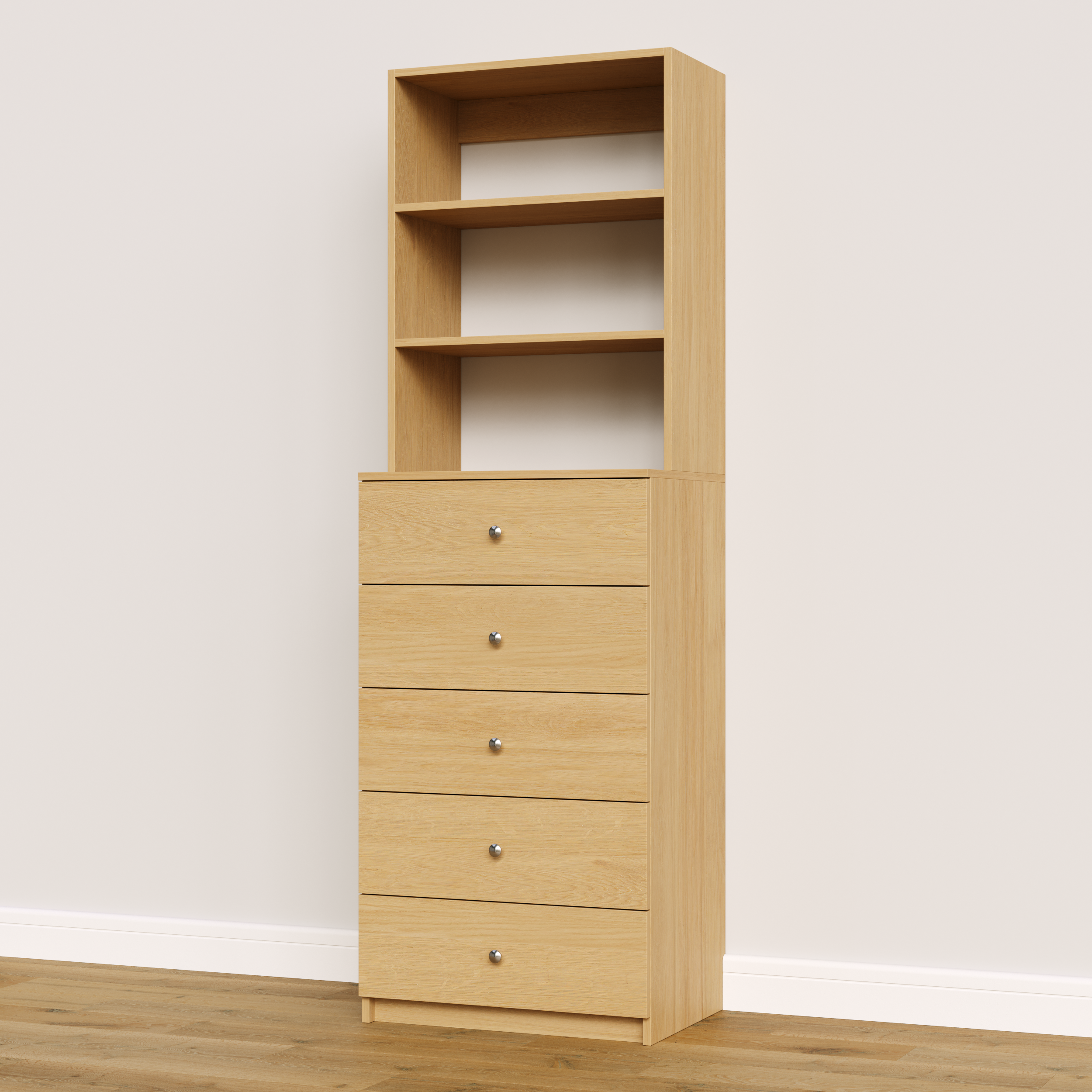 5 Drawer Hutch Tower - Image 12