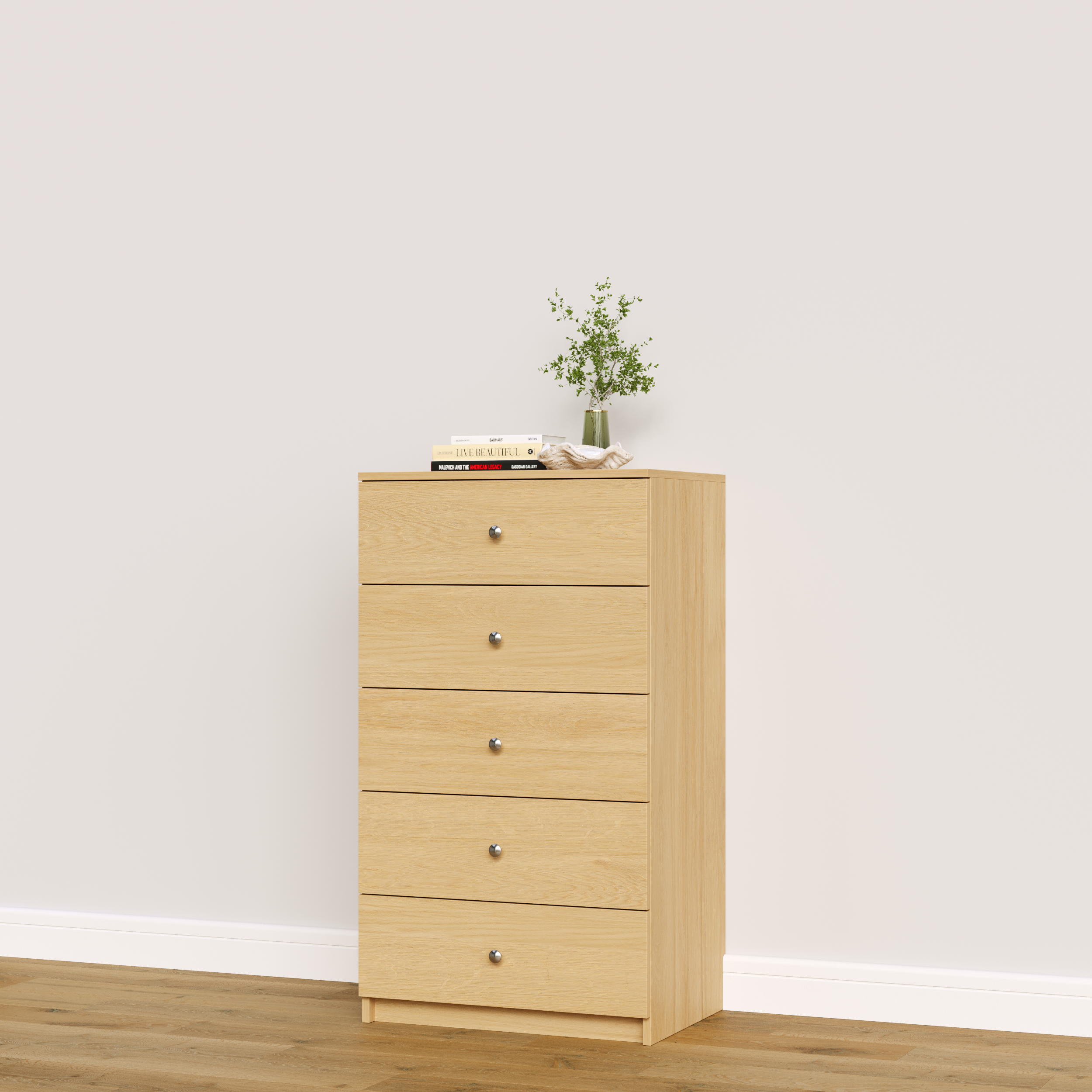 5 Drawer Hutch Base - Image 11